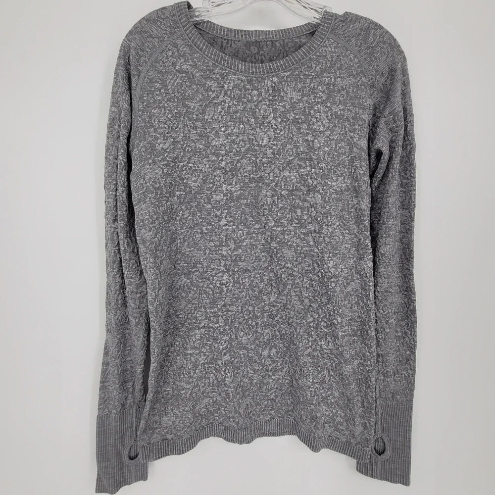Women’s Lululemon Rest Less Long Sleeve Athletic shirt Size Medium